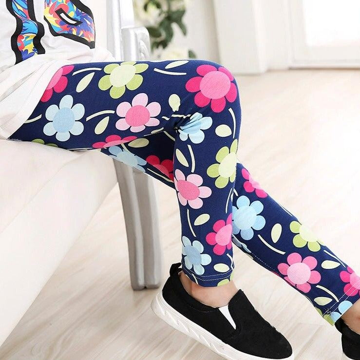Legginsy w kolorowe wzory - Miziu.pl