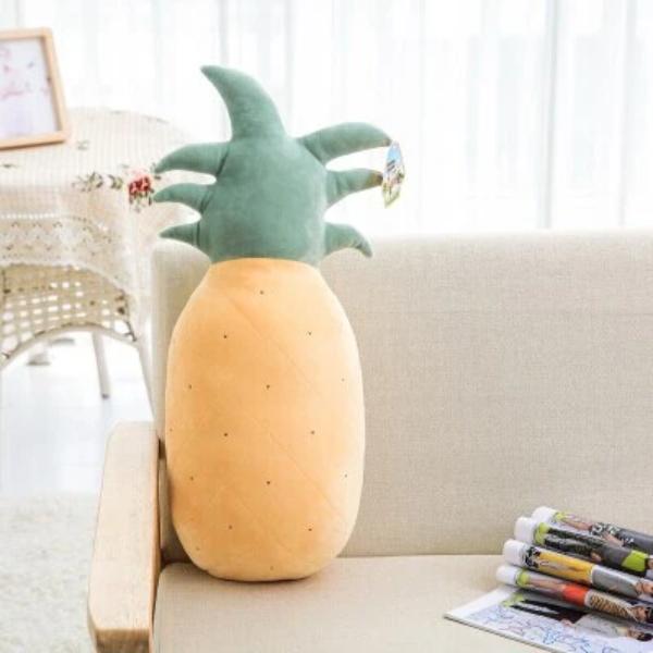 Poduszka dekoracyjna w kształcie owoców Ananas / 75 cm
