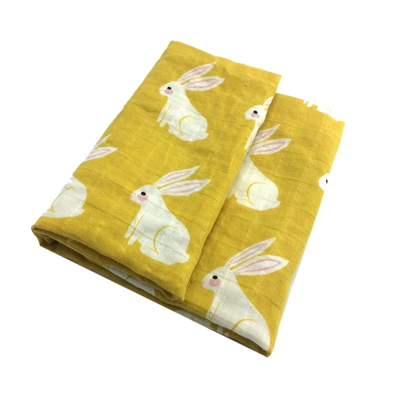 Otulacz muślinowy z bawełny organicznej 60x60cm - Miziu.pl