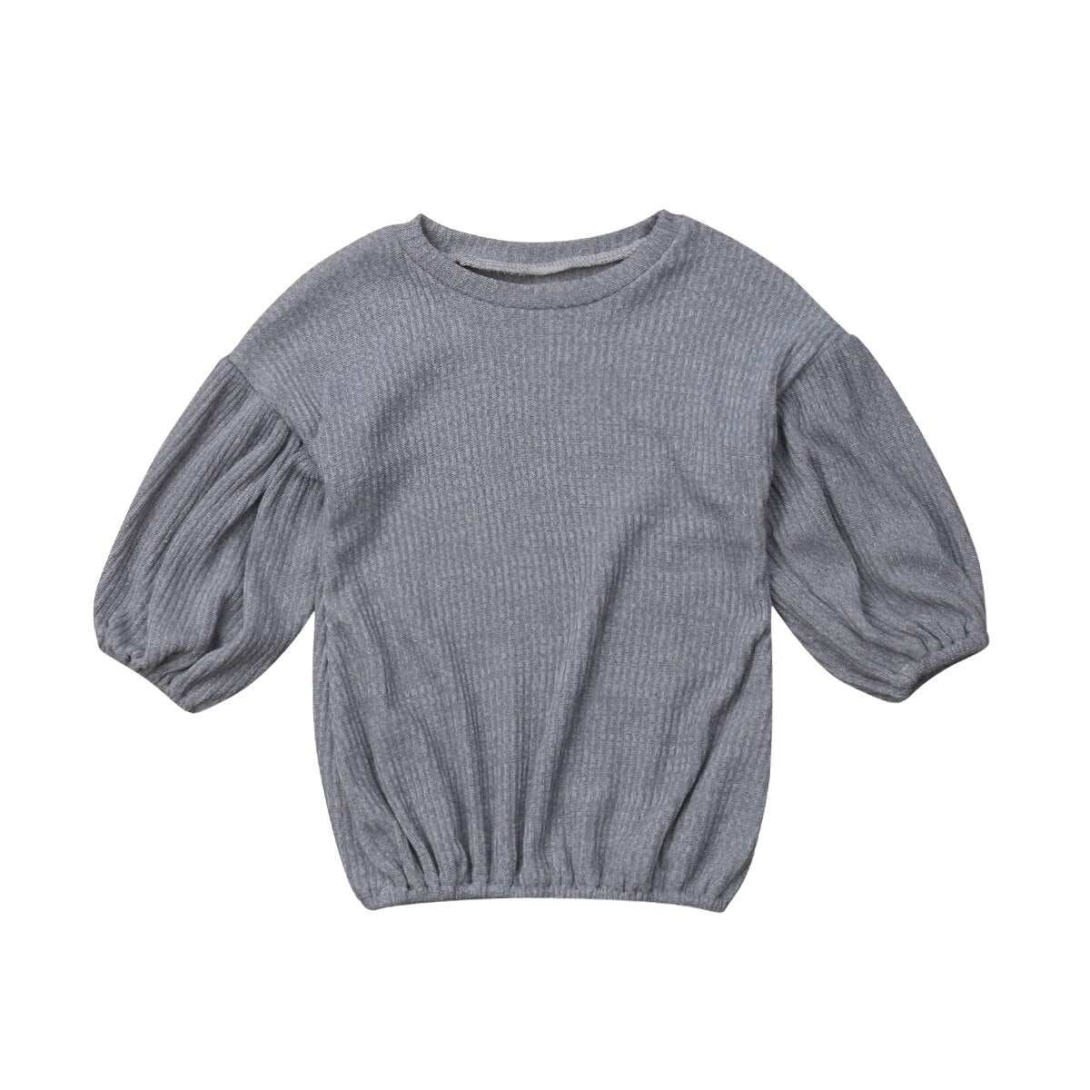 Bluza dziewczęca z bufiastymi rękawami - Miziu.pl