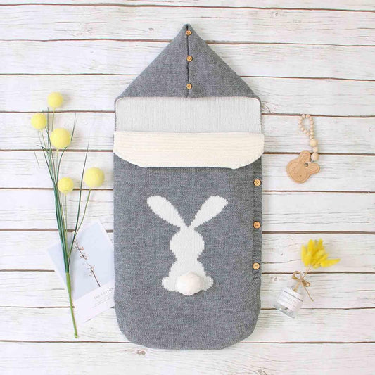 Lekki śpiworek do wózka z króliczkiem Lekki śpiworek do wózka z króliczkiem