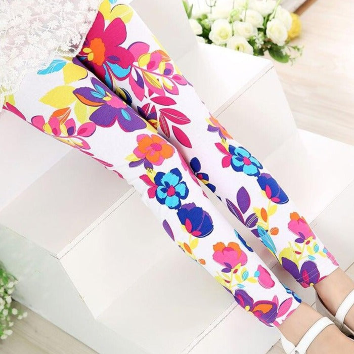 Legginsy w kolorowe wzory - Miziu.pl