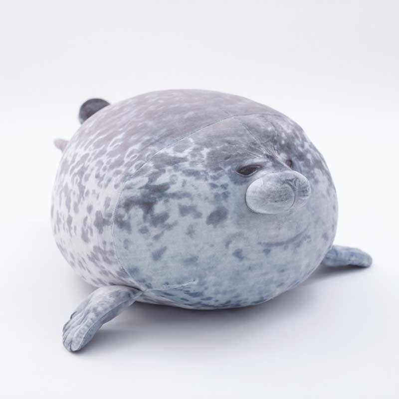 Pluszak w kształcie foki Szary / 60cm