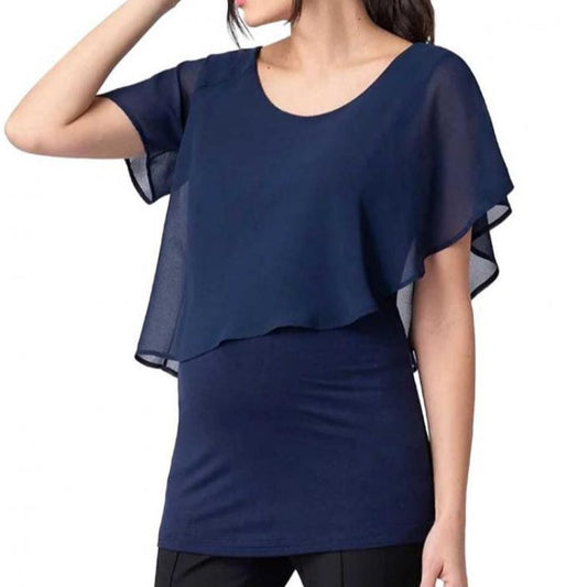 Koszulka z falbanką dla kobiet w ciąży Koszulka z falbanką dla kobiet w ciąży