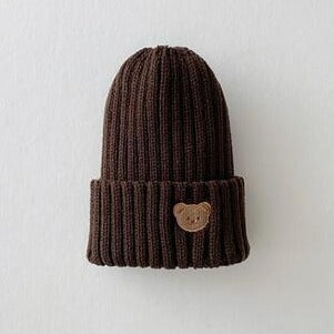 Zimowa czapeczka z misiem dla chłopczyka Zimowa czapeczka z misiem dla chłopczyka