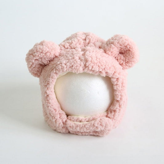 Czapka zimowa z uszami misia dla dziewczynki Czapka zimowa z uszami misia dla dziewczynki