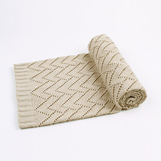 Cieplutki koc dzianinowy Cieplutki koc dzianinowy