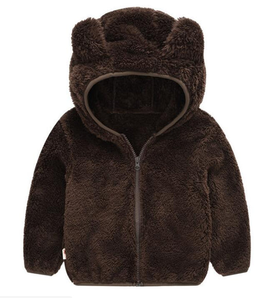 Polarowa kurteczka chłopięca Polarowa kurteczka chłopięca Brązowy