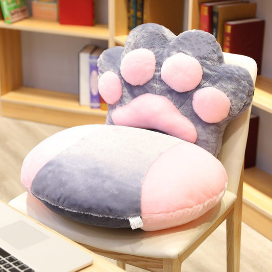 Podwójna poduszka dekoracyjna w kształcie łapy Podwójna poduszka dekoracyjna w kształcie łapy