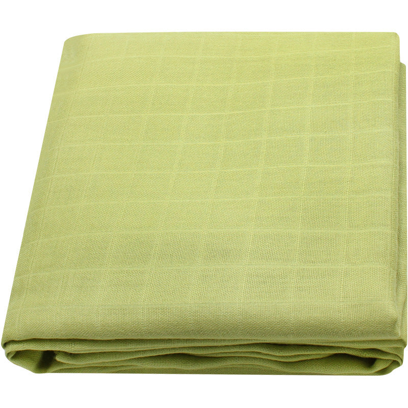 Jednokolorowy kocyk muślinowy 120x120cm Zielony 120x120cm