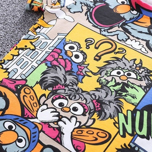 Chłopięcy komplet z kolorową koszulką Chłopięcy komplet z kolorową koszulką