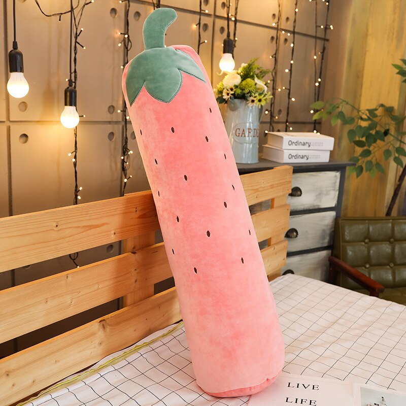 Owocowa poduszka dekoracyjna Truskawka