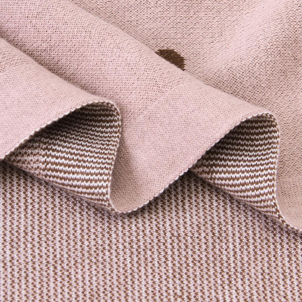 Kocyk dzianinowy bujany konik 100x80cm