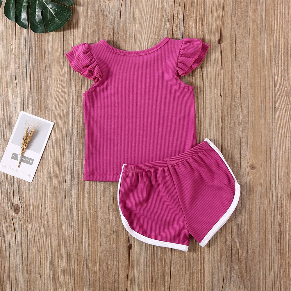 Letni komplet niemowlęcy dla dziewczynki