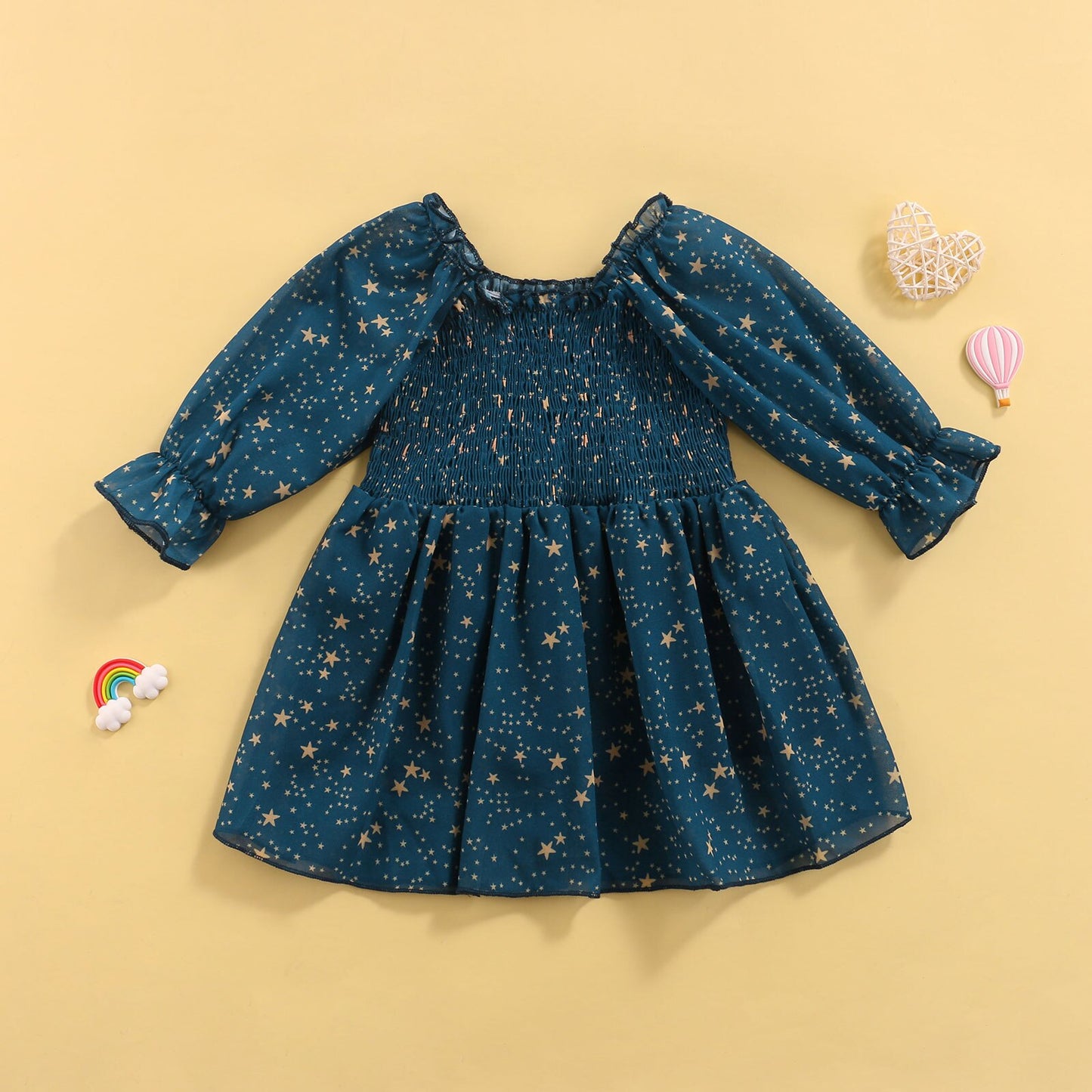 Niemowlęca sukienka w gwiazdeczki