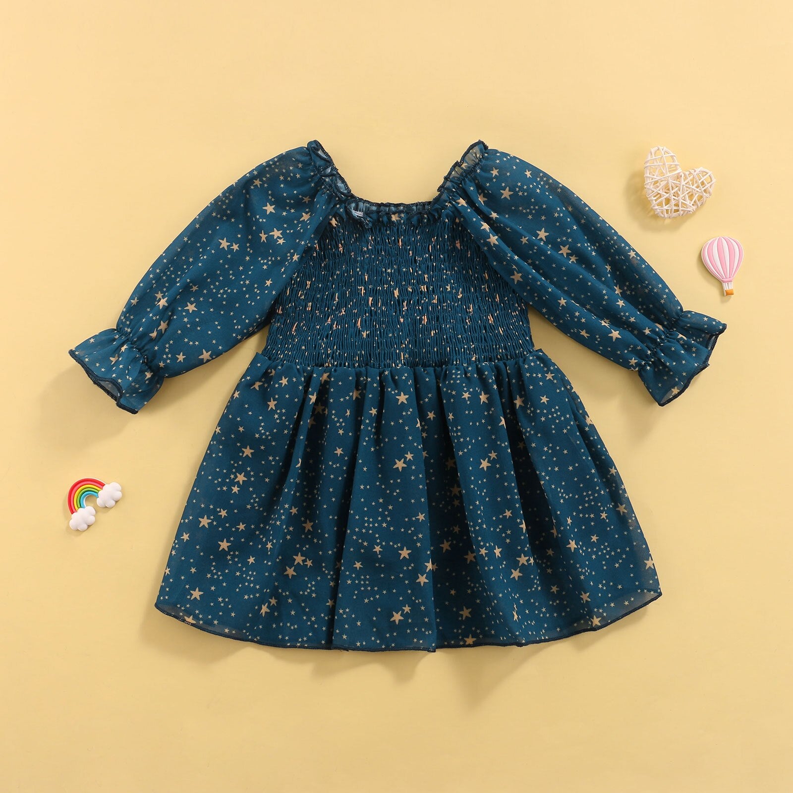 Niemowlęca sukienka w gwiazdeczki Niemowlęca sukienka w gwiazdeczki