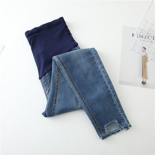 Spodnie dżinsowe dla kobiet w ciąży Spodnie dżinsowe dla kobiet w ciąży