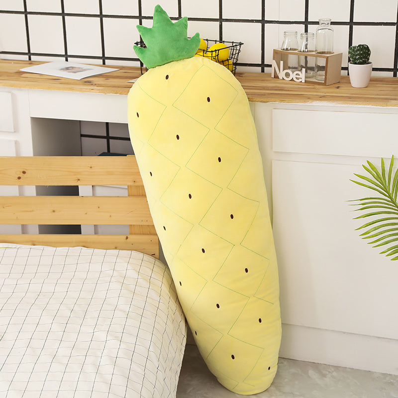Owocowa wysoka poduszka dekoracyjna Ananas / 120cm