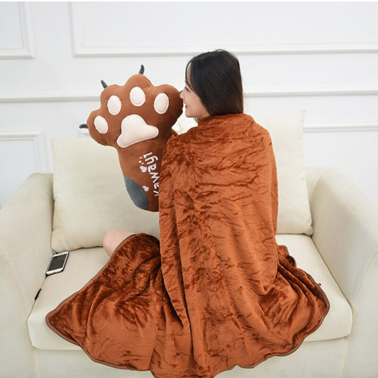 Kocia poduszka dekoracyjna z kocykiem Kocia poduszka dekoracyjna z kocykiem