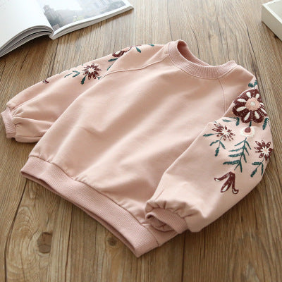 Bluza z kwiecistymi rękawami Bluza z kwiecistymi rękawami