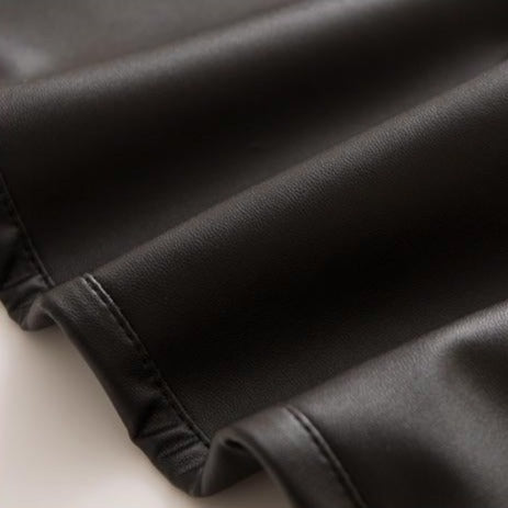 Legginsy z imitacją skóry dla kobiet w ciąży - Miziu.pl