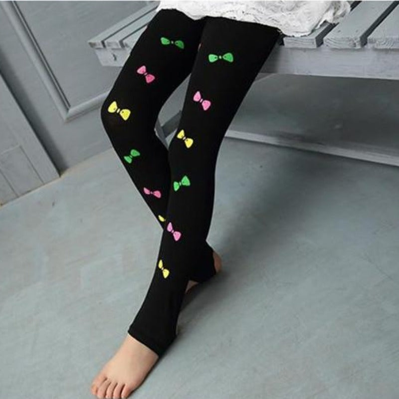 Legginsy dziewczęce w różne wzorki - Miziu.pl