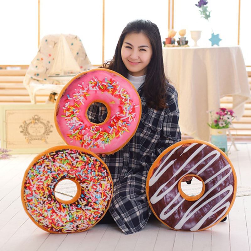 Poduszka dekoracyjna w kształcie donut-a