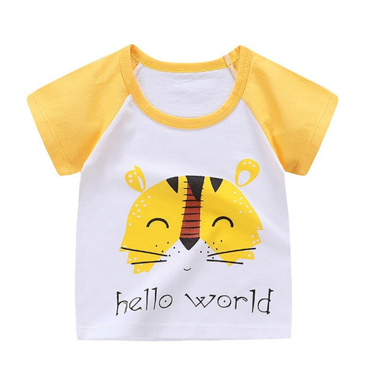 Bawełniany T-shirt z nadrukiem Bawełniany T-shirt z nadrukiem