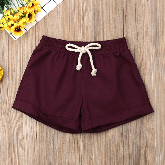 Krótkie spodenki niemowlęce z bawełny Krótkie spodenki niemowlęce z bawełny