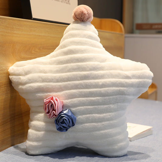 Miękka poduszka dekoracyjna w kolorze białym Miękka poduszka dekoracyjna w kolorze białym