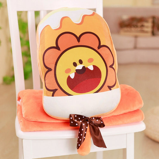 Lodowa poduszka dekoracyjna z kocykiem Lodowa poduszka dekoracyjna z kocykiem