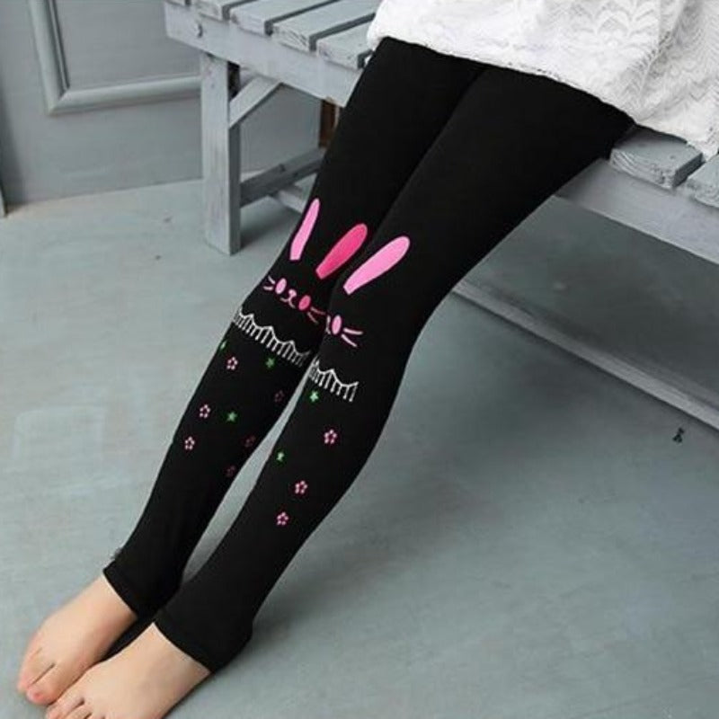 Legginsy dziewczęce w różne wzorki - Miziu.pl