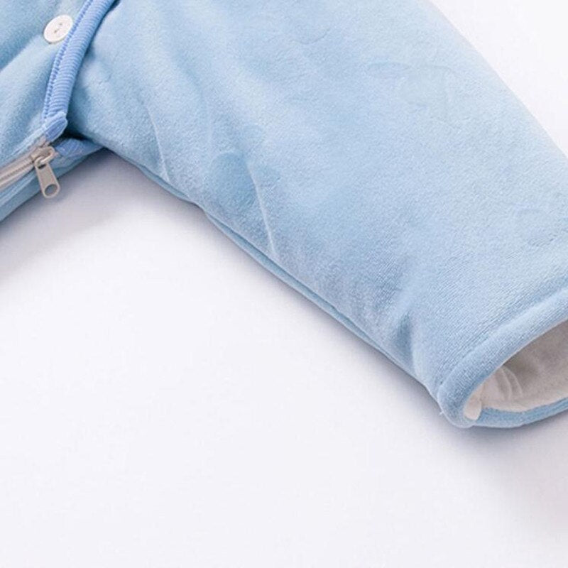 Śpiworek do spania z chmurkami