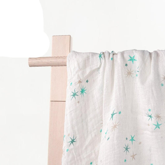 Bawełniany kocyk muślinowy 120x120cm Bawełniany kocyk muślinowy 120x120cm