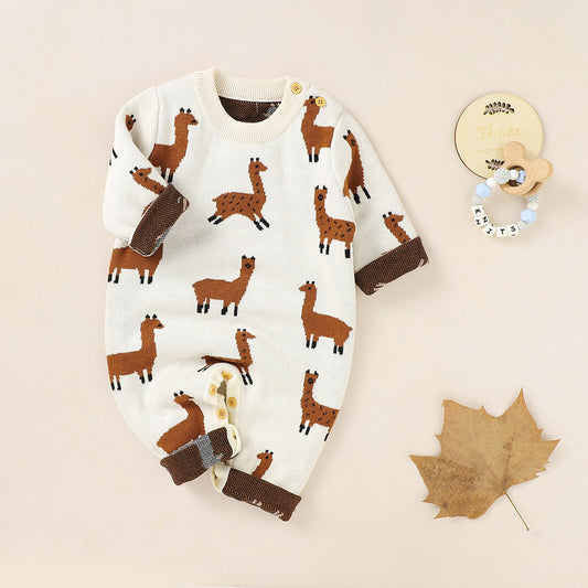 Niemowlęcy pajacyk w zwierzątka Niemowlęcy pajacyk w zwierzątka