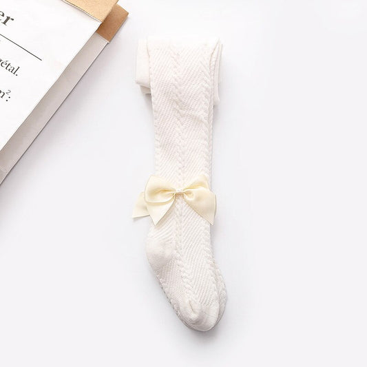 Śliczne rajstopy z kokardką dla niemowląt Śliczne rajstopy z kokardką dla niemowląt