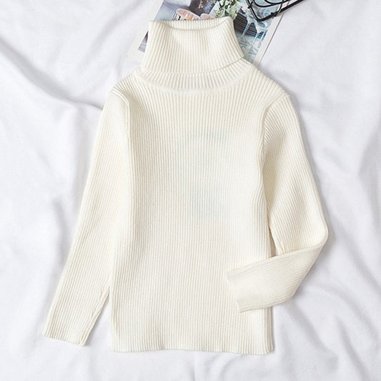 Dziewczęcy sweterek z golfem Dziewczęcy sweterek z golfem