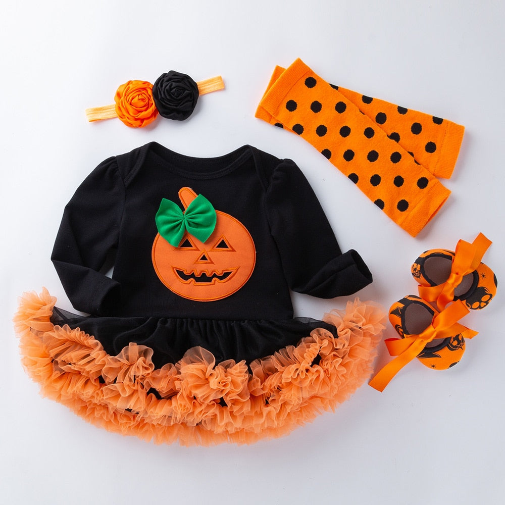 Ozdobne body z długim rękawem na Halloween - Miziu.pl