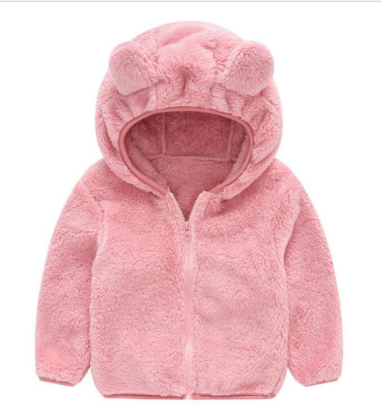 Polarowa kurteczka dziewczęca Polarowa kurteczka dziewczęca Różowy