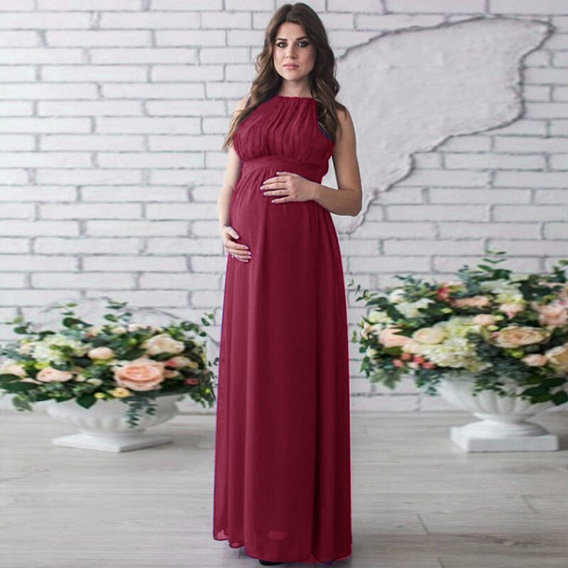 Elegancka suknia dla kobiet w ciąży - Miziu.pl
