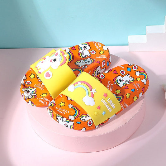 Klapki z jednorożcem Klapki z jednorożcem