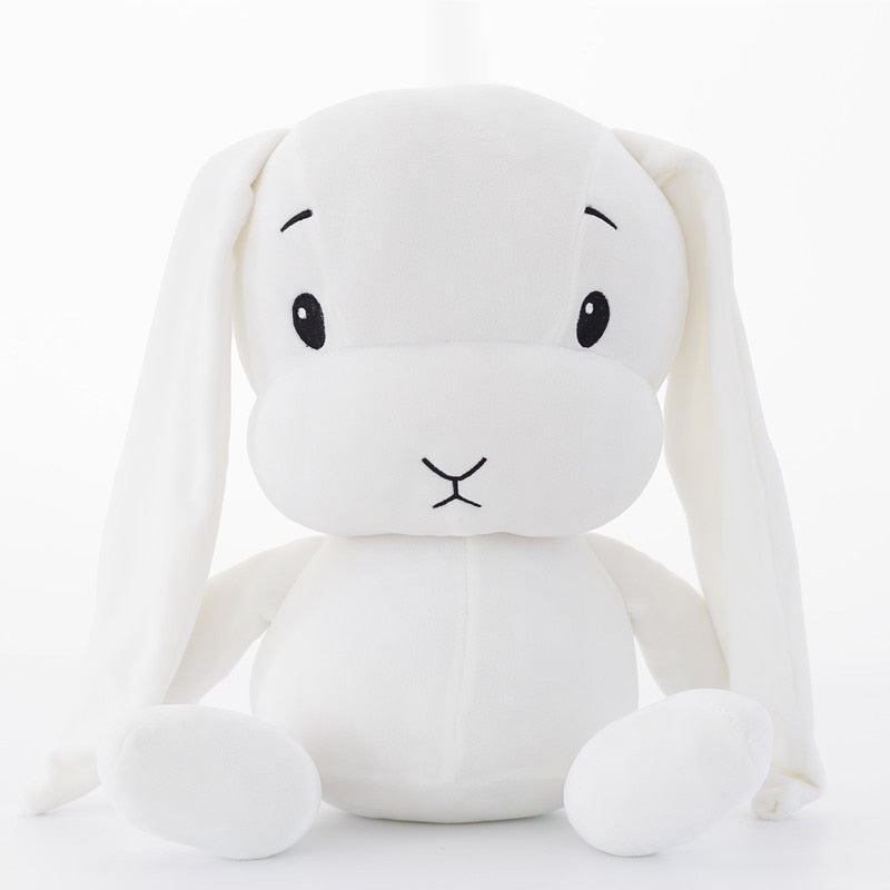 Pluszak w kształcie króliczka 50 cm Biały