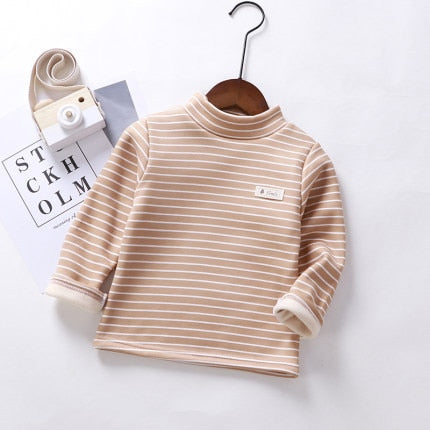 Bluza w paski z półgolfem - Miziu.pl