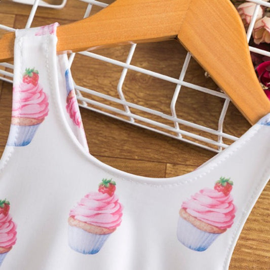 Niemowlęcy jednoczęściowy strój kąpielowy z falbankami Niemowlęcy jednoczęściowy strój kąpielowy z falbankami