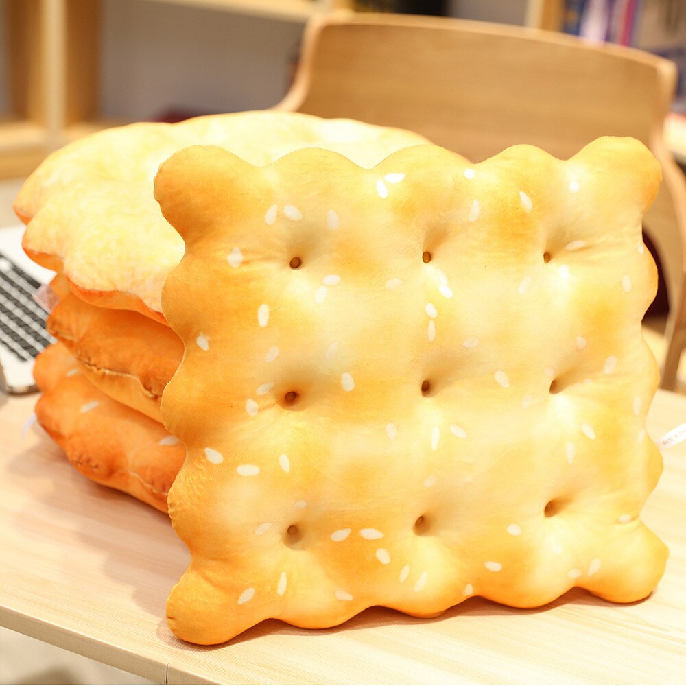 Poduszka dekoracyjna w kształcie herbatnika