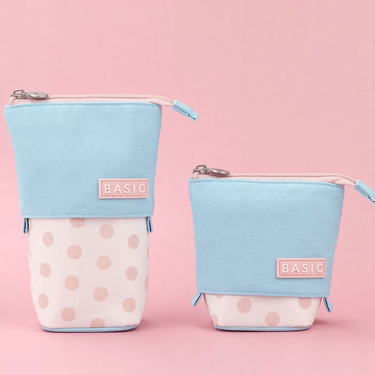 Wysuwany piórnik w kropki Wysuwany piórnik w kropki