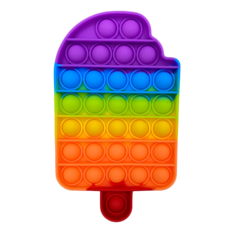 Tęczowa zabawka sensoryczna Pop It - Miziu.pl