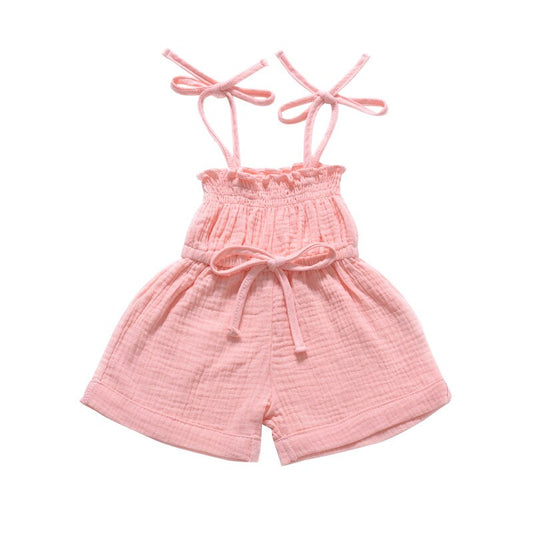 Kombinezon na wiązanych ramiączkach Kombinezon na wiązanych ramiączkach