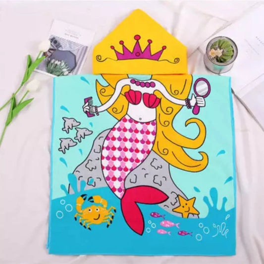 Ponczo ręcznik kąpielowy dla dziewczynki Ponczo ręcznik kąpielowy dla dziewczynki