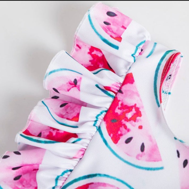 Niemowlęcy jednoczęściowy strój kąpielowy w arbuzy